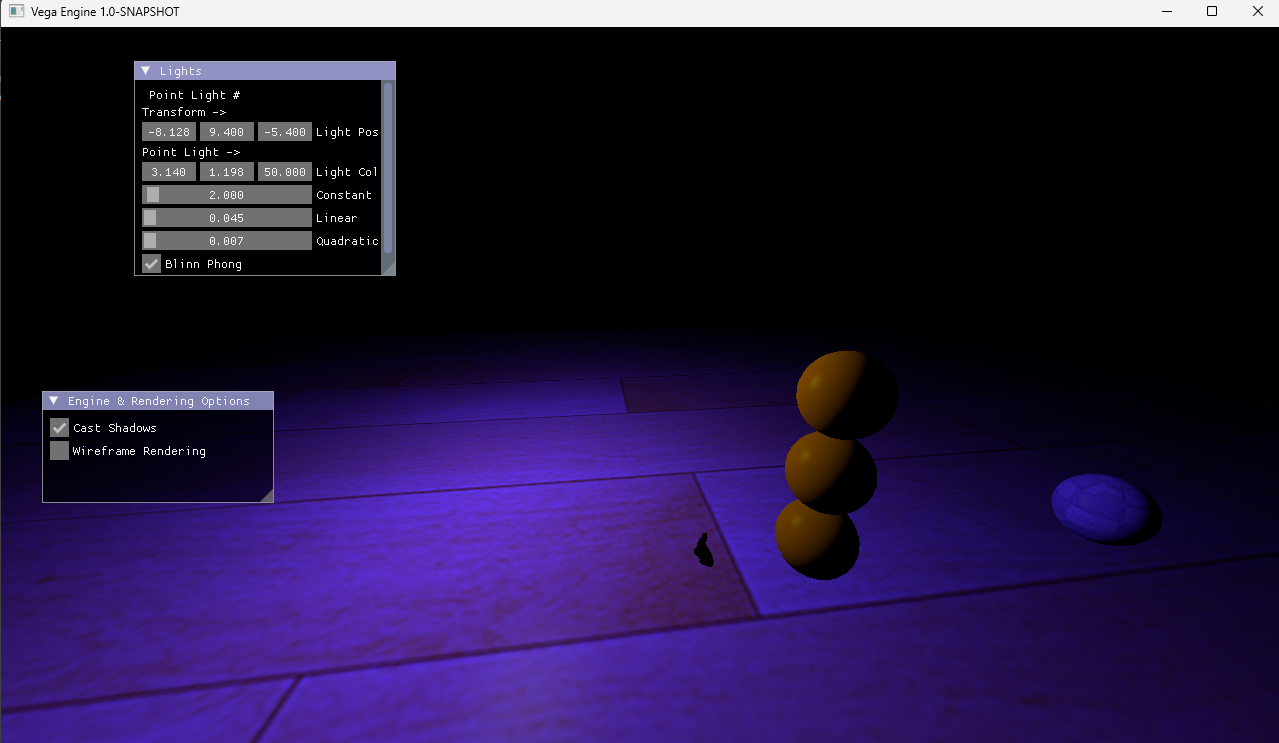 Screenshot of engine environment